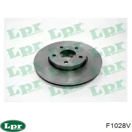 Tarcza hamulcowa przednia LPR F1028V cena, od 49,92 USD