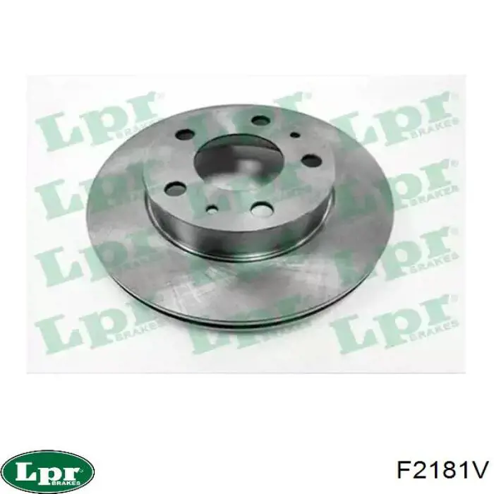Tarcza hamulcowa przednia LPR F2181V cena, od 54,18 USD