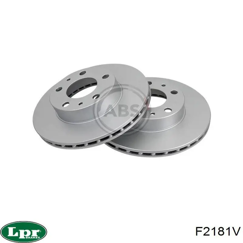 Tarcza hamulcowa przednia LPR F2181V cena, od 53,71 USD