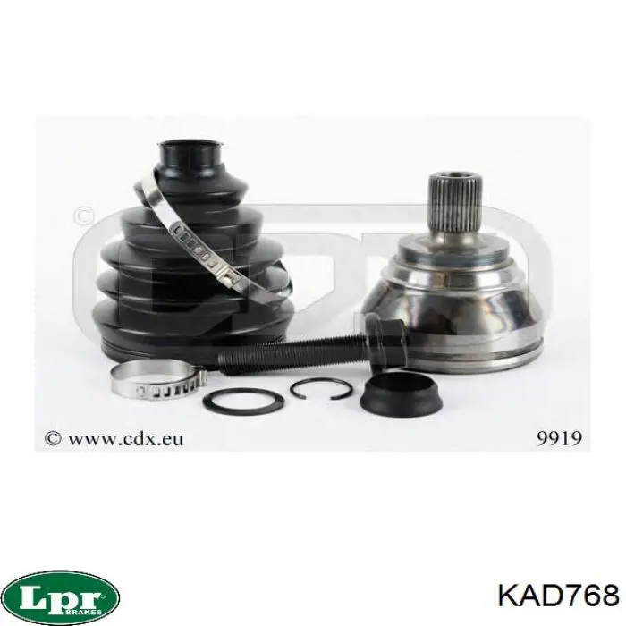 Przegub homokinetyczny przedni zewnętrzny KAD768 LPR