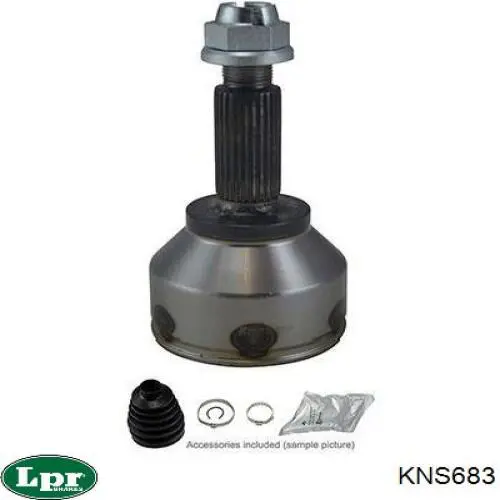 Przegub homokinetyczny przedni zewnętrzny LPR KNS683 cena, od 45,96 USD