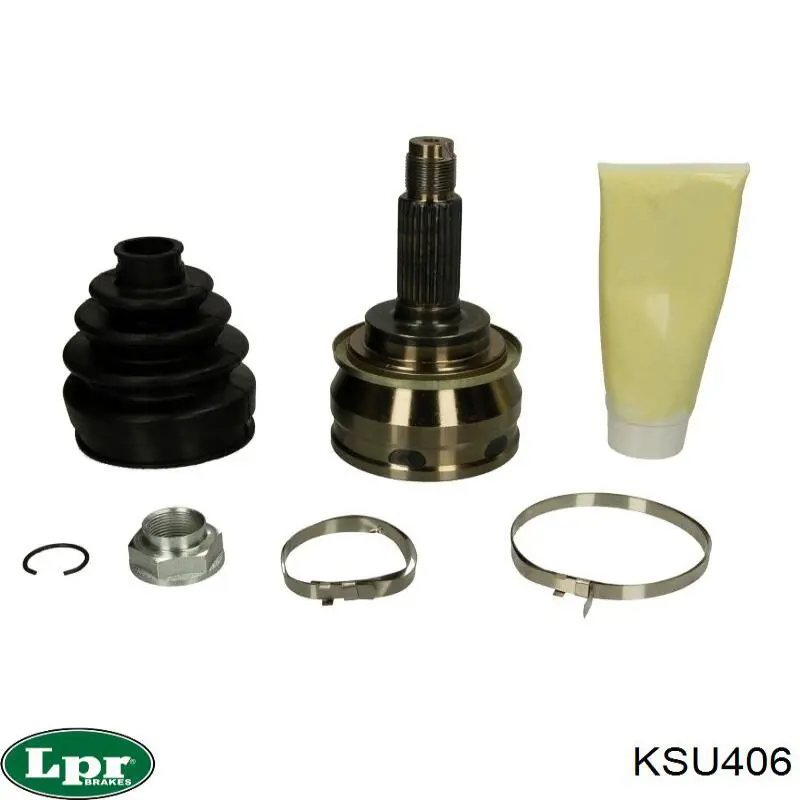 Przegub homokinetyczny przedni zewnętrzny LPR KSU406 cena, od 37,19 USD