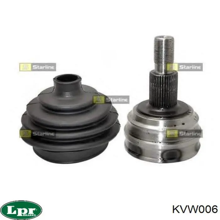 Przegub homokinetyczny przedni zewnętrzny LPR KVW006 cena, od 31,94 USD