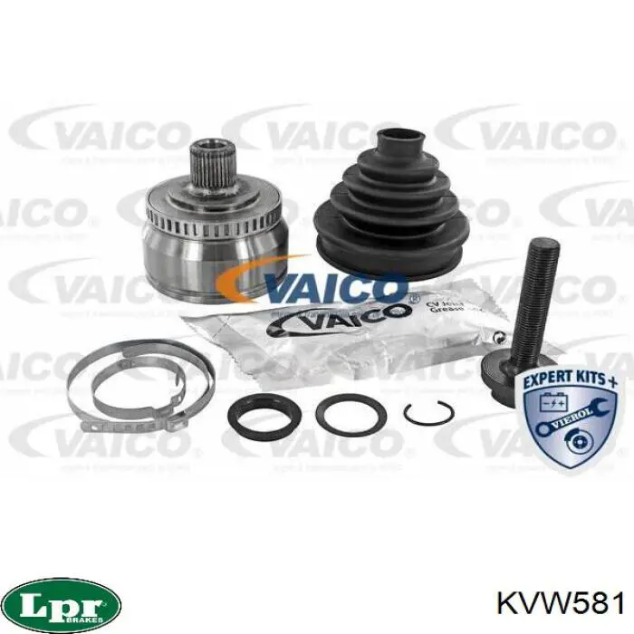 Przegub homokinetyczny przedni zewnętrzny LPR KVW581