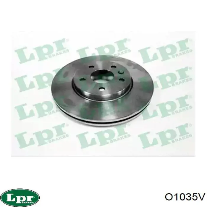 Tarcza hamulcowa przednia LPR O1035V cena, od 75,46 USD