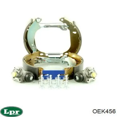 Klocki hamulcowe tylne bębnowe, kompletne z cylindrami, zestaw LPR OEK456 cena, od 71,18 USD