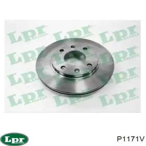 Tarcza hamulcowa przednia LPR P1171V cena, od 33,38 USD