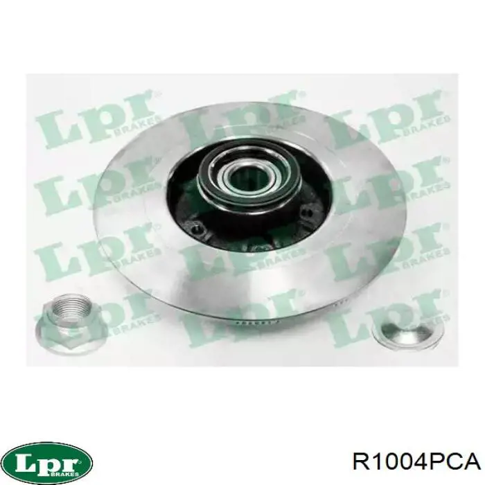 Tarcza hamulcowa tylna LPR R1004PCA cena, od 47,86 USD