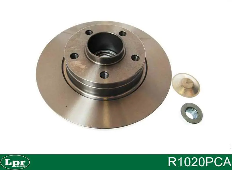 R1020PCA LPR Tarcza hamulcowa tylna