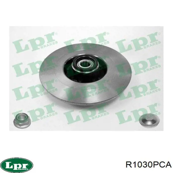 R1030PCA LPR Tarcza hamulcowa tylna
