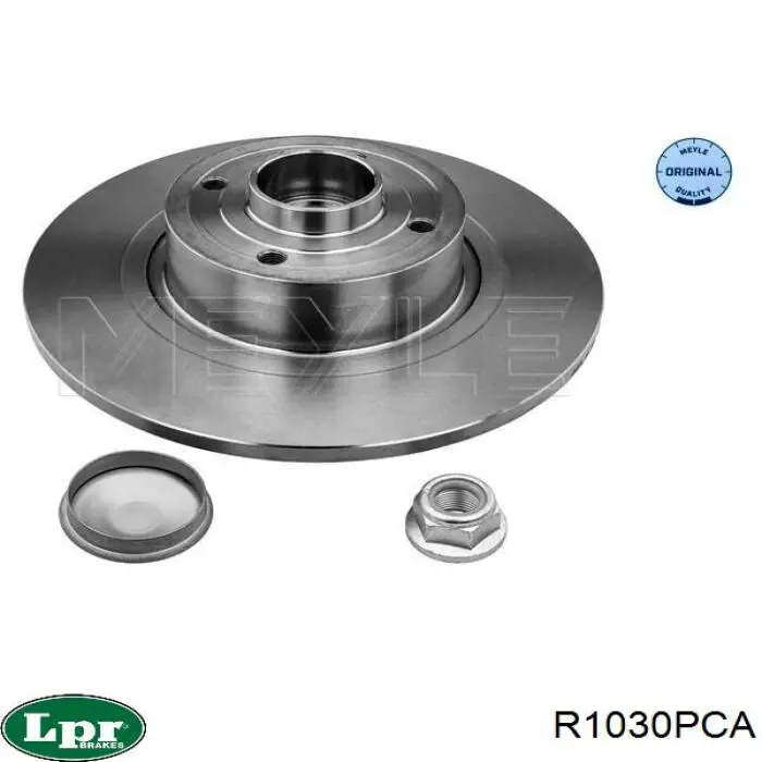 Do koszyka R1030PCA LPR Tarcza hamulcowa tylna