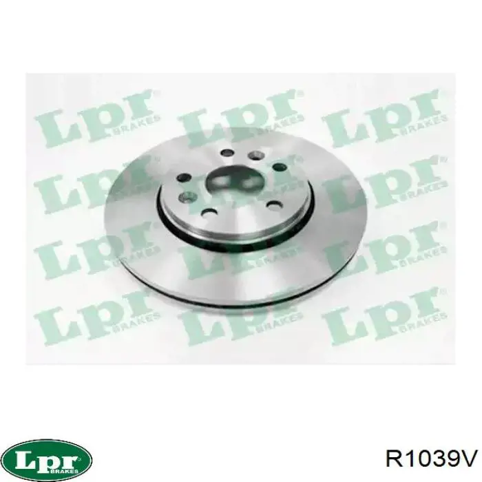 R1039V LPR Tarcza hamulcowa przednia