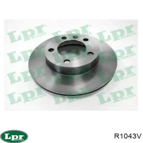 R1043V LPR tarcza hamulcowa przednia