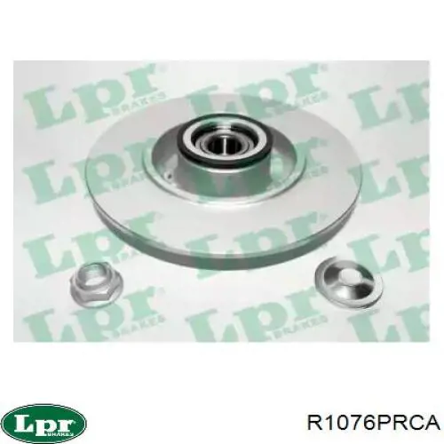 R1076PRCA LPR Tarcza hamulcowa tylna
