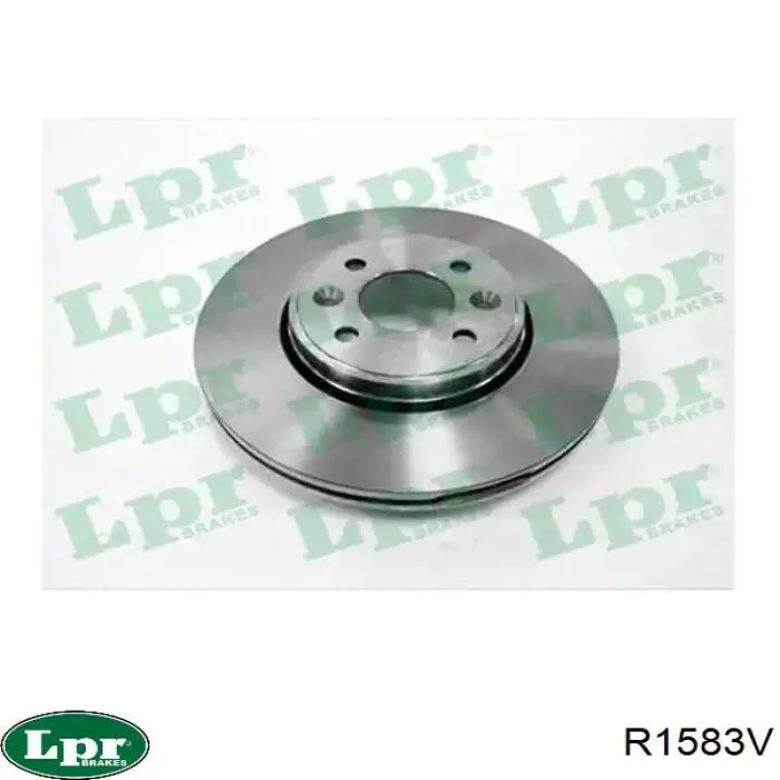 Tarcza hamulcowa przednia LPR R1583V cena, od 45,87 USD