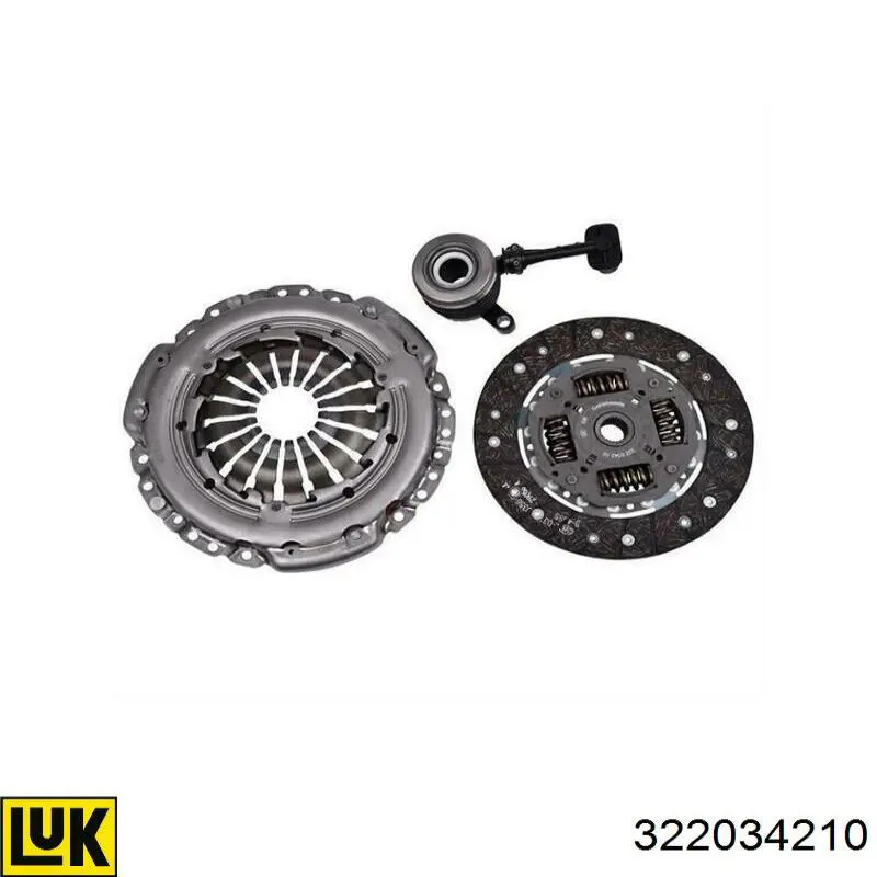 Tarcza sprzęgła LUK 322034210 cena, od 152,45 USD