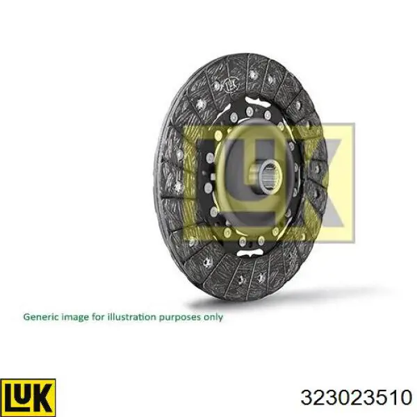 Tarcza sprzęgła LUK 323023510 cena, od 59,52 USD