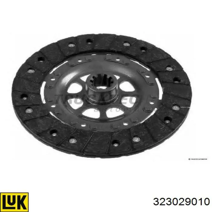 Tarcza sprzęgła LUK 323029010 cena, od 159,00 USD