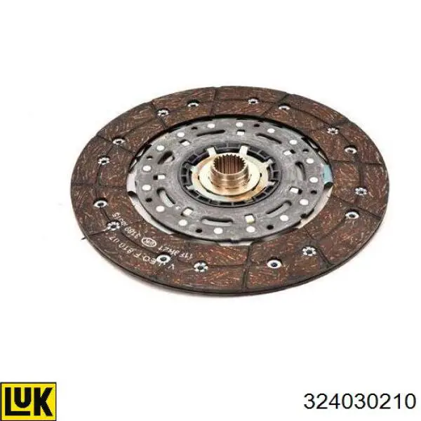 Tarcza sprzęgła LUK 324030210 cena, od 89,32 USD