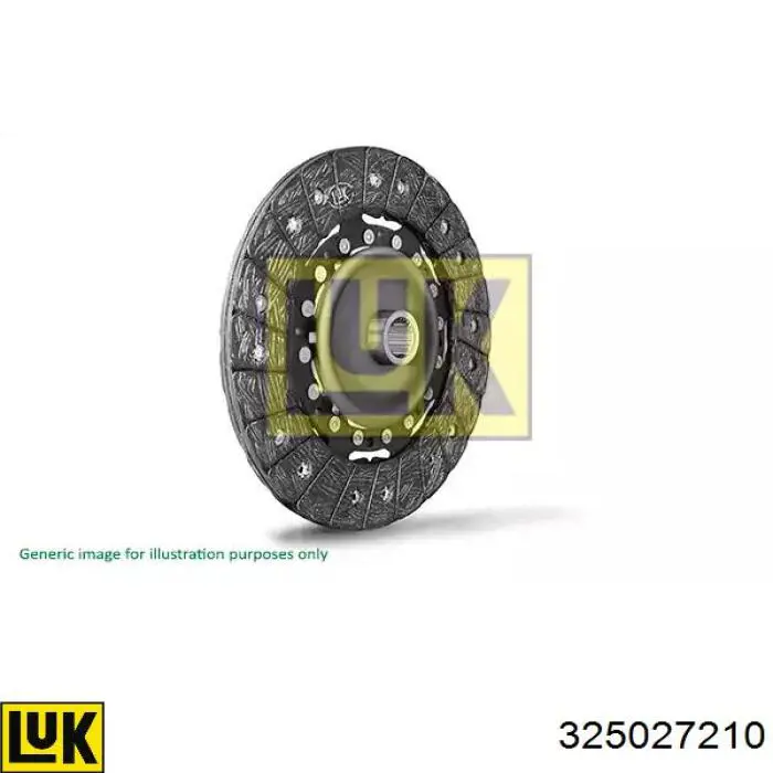 Tarcza sprzęgła LUK 325027210 cena, od 133,91 USD