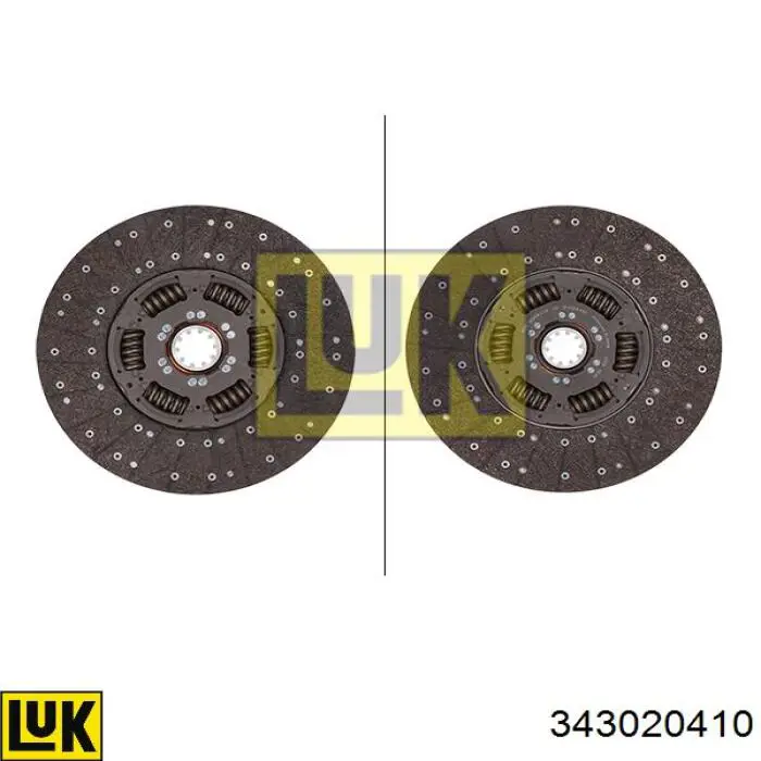 Tarcza sprzęgła LUK 343020410 cena, od 235,51 USD