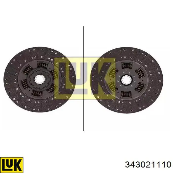Tarcza sprzęgła LUK 343021110 cena, od 420,55 USD