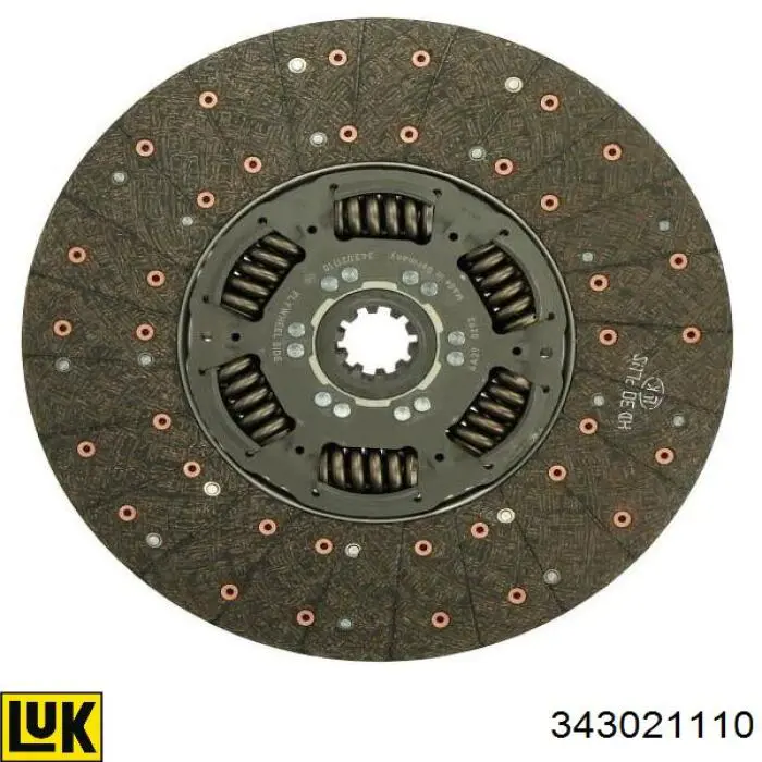 Tarcza sprzęgła LUK 343021110 cena, od 298,24 USD