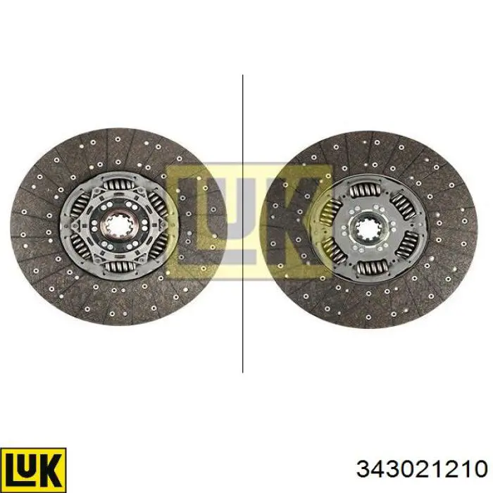Do koszyka 343021210 LUK Tarcza sprzęgła