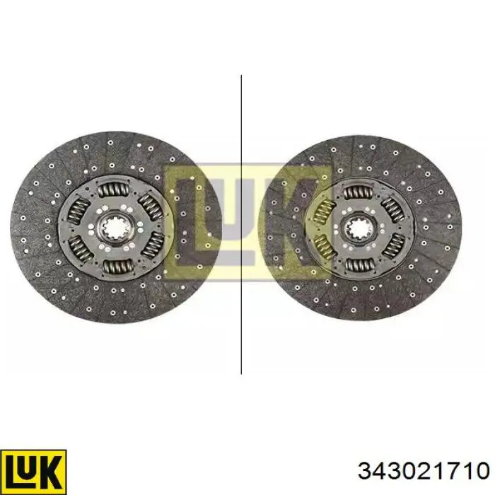 Tarcza sprzęgła LUK 343021710 cena, od 368,83 USD