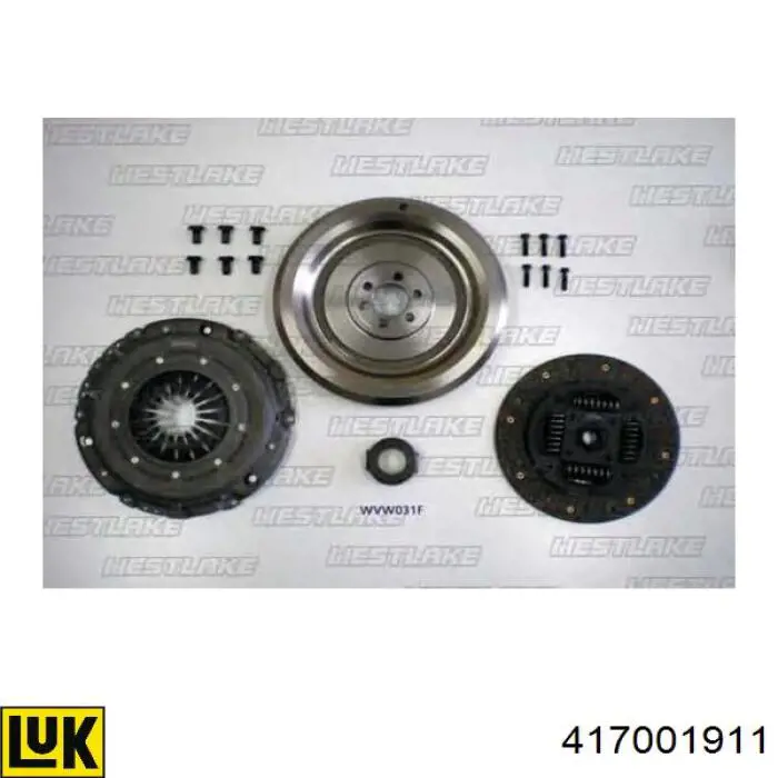 Zestaw sprzęgła (3 części) LUK 417001911 cena, od 309,53 USD