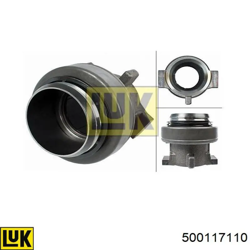 Do koszyka 500117110 LUK Łożysko wyciskowe sprzęgła
