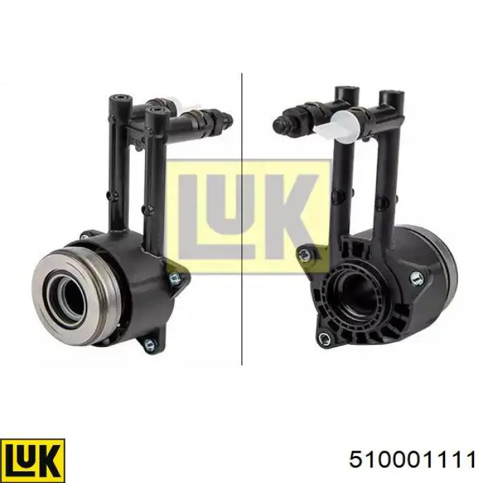 Cylinder roboczy sprzęgła (wysprzęglik) w komplecie z łożyskiem wyciskowym LUK 510001111 cena, od 54,02 USD