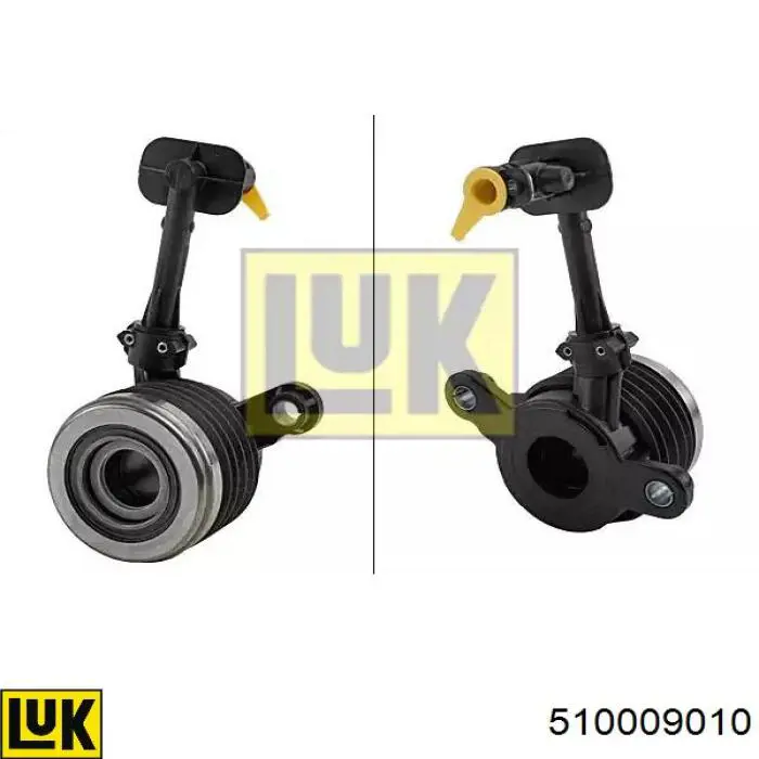 Cylinder roboczy sprzęgła (wysprzęglik) w komplecie z łożyskiem wyciskowym LUK 510009010 cena, od 56,00 USD