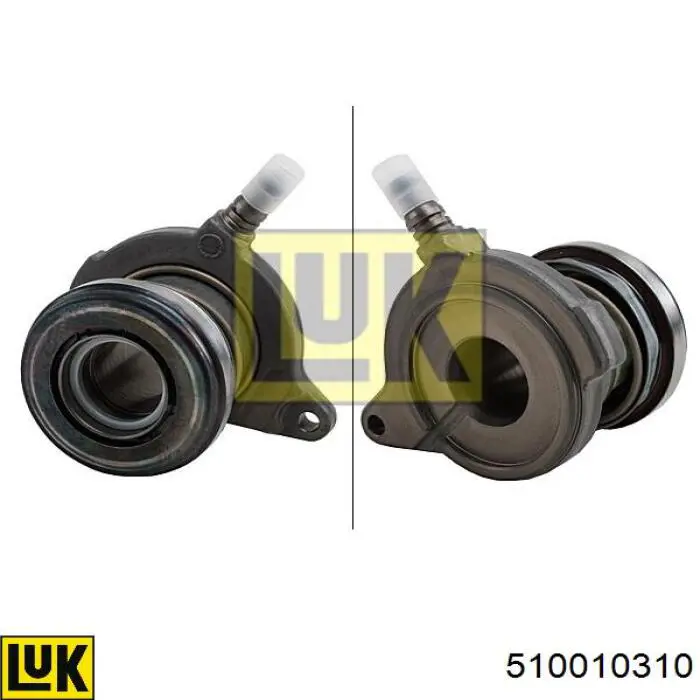 Cylinder roboczy sprzęgła (wysprzęglik) w komplecie z łożyskiem wyciskowym LUK 510010310 cena, od 91,07 USD