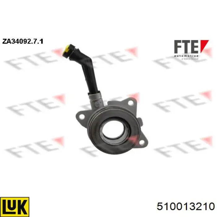 Do koszyka 510013210 LUK Cylinder roboczy sprzęgła (wysprzęglik) w komplecie z łożyskiem wyciskowym