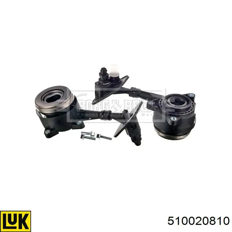 Cylinder roboczy sprzęgła (wysprzęglik) w komplecie z łożyskiem wyciskowym LUK 510020810 cena, od 53,83 USD