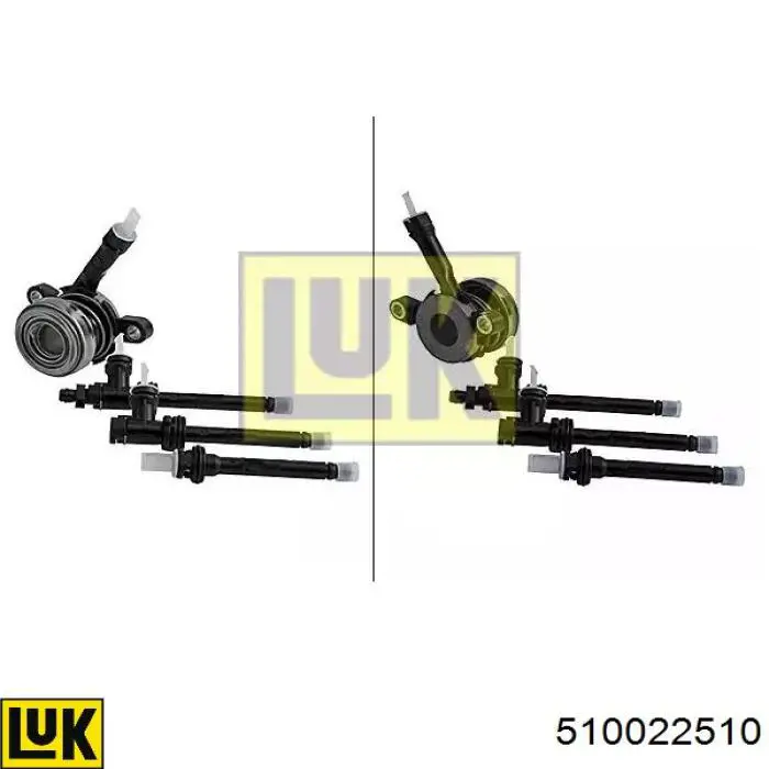 Cylinder roboczy sprzęgła (wysprzęglik) w komplecie z łożyskiem wyciskowym LUK 510022510 cena, od 72,97 USD