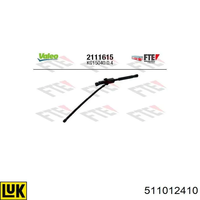 Cylinder sprzęgła główny LUK 511012410 cena, od 41,95 USD