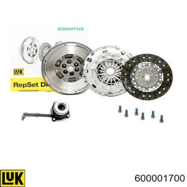 Zestaw sprzęgła (3 części) LUK 600001700 cena, od 531,58 USD