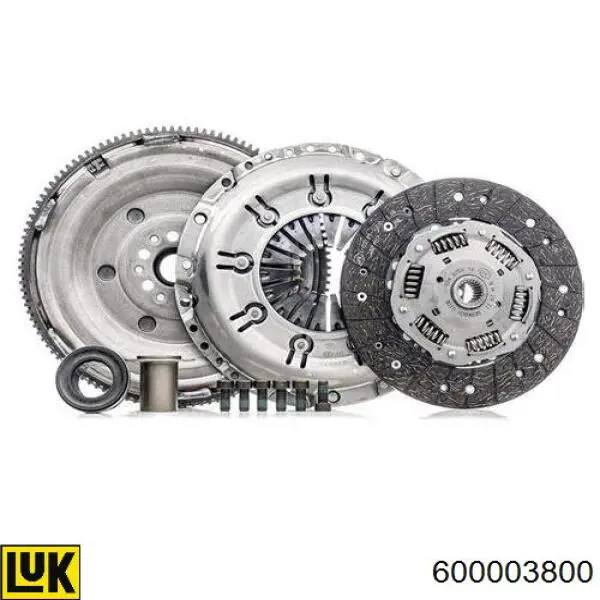 Zestaw sprzęgła (3 części) LUK 600003800 cena, od 630,83 USD