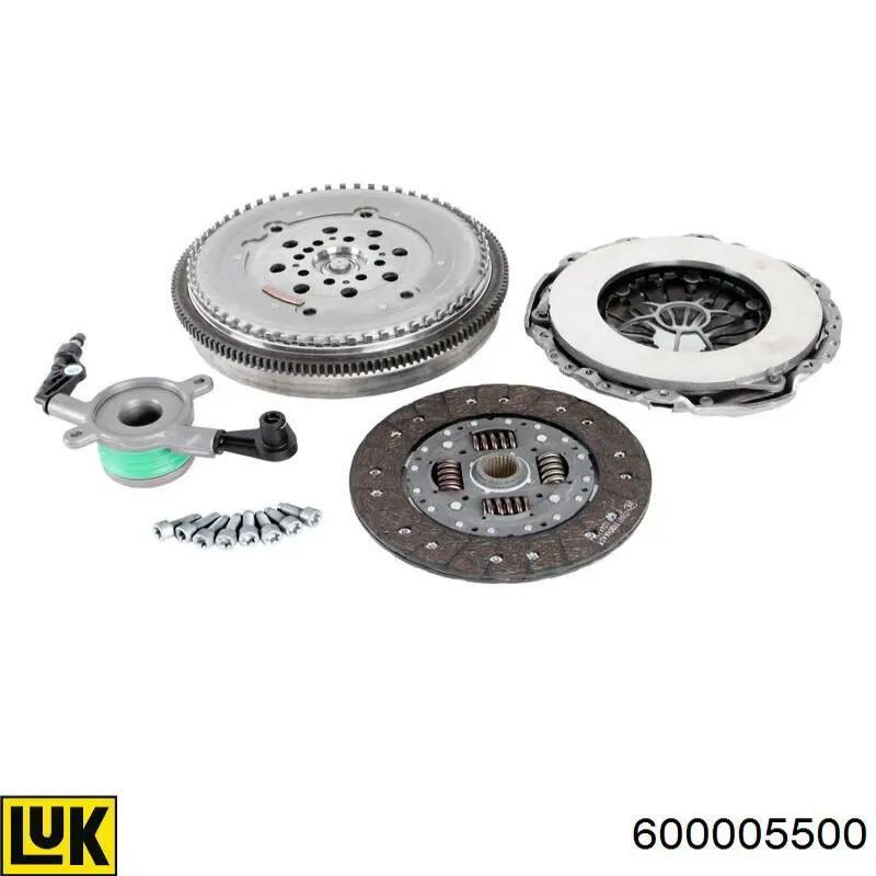 Zestaw sprzęgła (3 części) LUK 600005500 cena, od 1146,10 USD