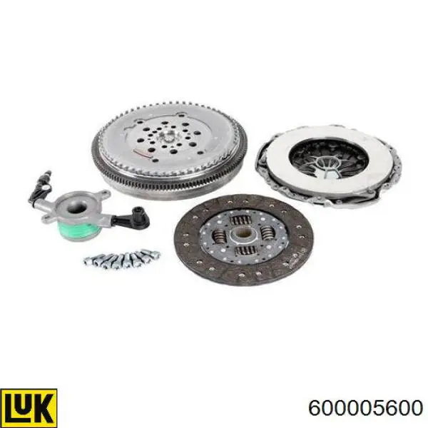 Zestaw sprzęgła (3 części) LUK 600005600 cena, od 391,54 USD