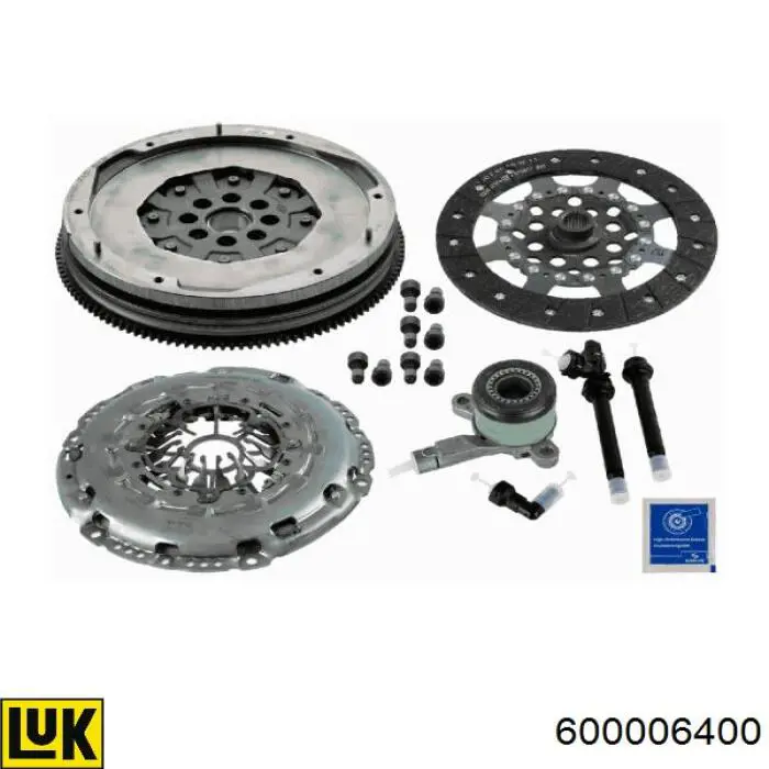 Zestaw sprzęgła (3 części) LUK 600006400 cena, od 427,32 USD