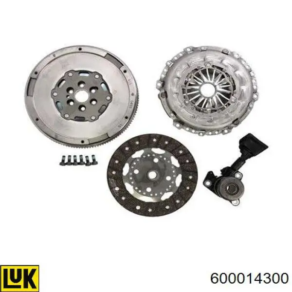 Zestaw sprzęgła (3 części) LUK 600014300 cena, od 760,50 USD
