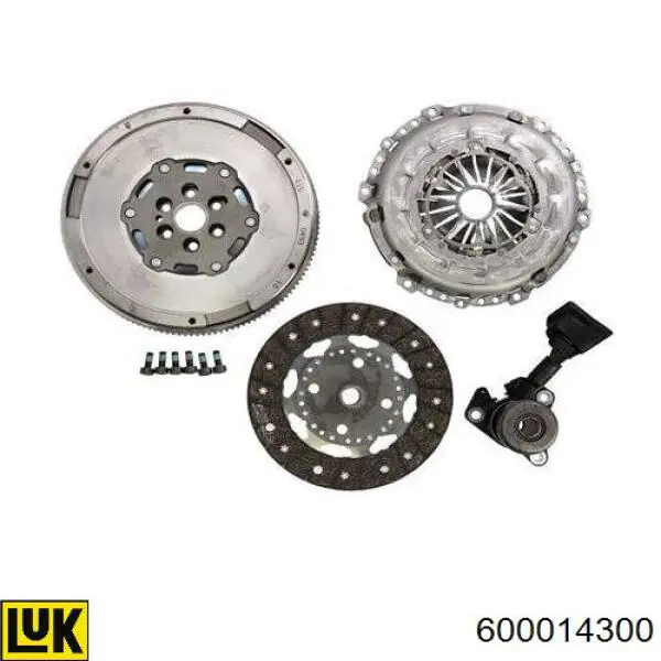 Zestaw sprzęgła (3 części) LUK 600014300 cena, od 651,82 USD