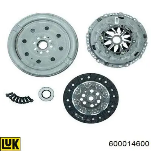 Do koszyka 600014600 LUK Zestaw sprzęgła (3 części)