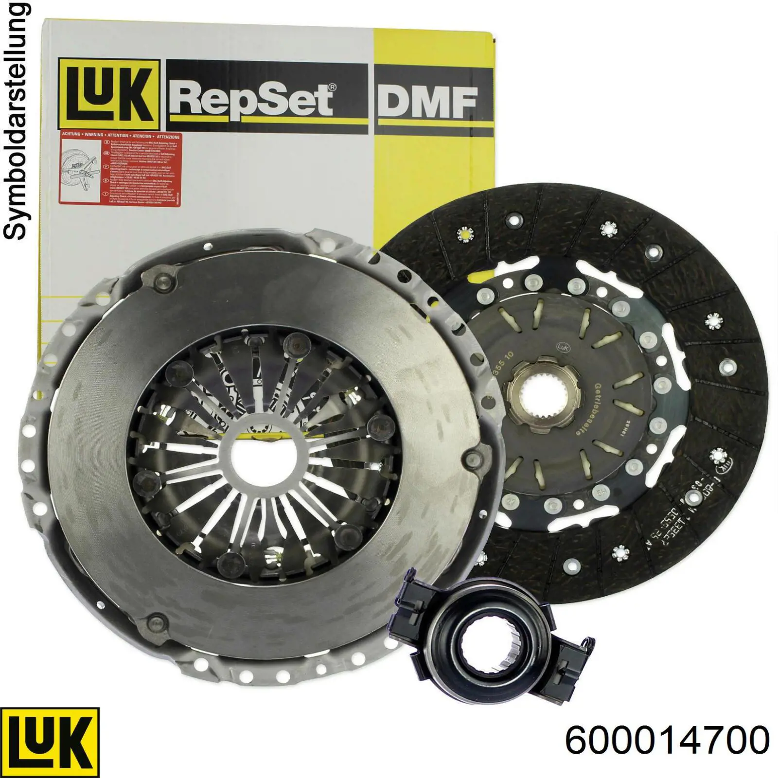 Zestaw sprzęgła (3 części) LUK 600014700 cena, od 691,56 USD