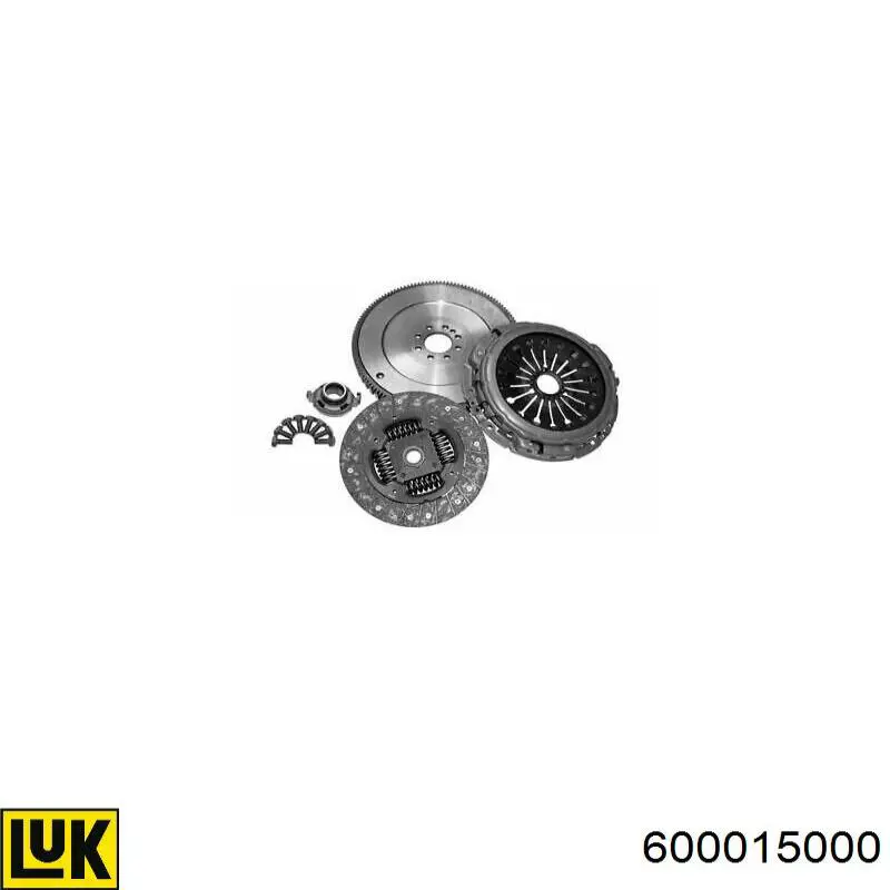 600015000 LUK Zestaw sprzęgła (3 części)