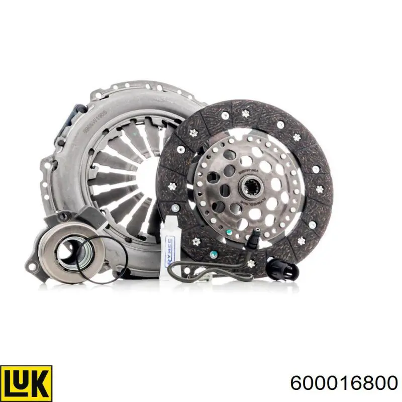 Zestaw sprzęgła (3 części) LUK 600016800 cena, od 859,81 USD