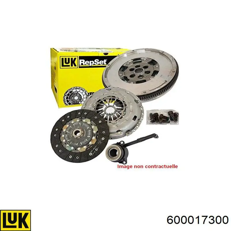 Zestaw sprzęgła (3 części) LUK 600017300 cena, od 488,74 USD